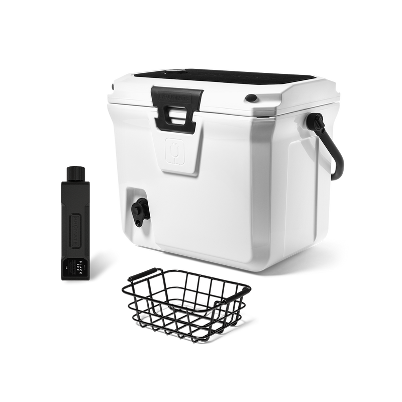 Br Tank 20-Quart Grab + Go Cooler Bundle | Ice White - Clean Expedition