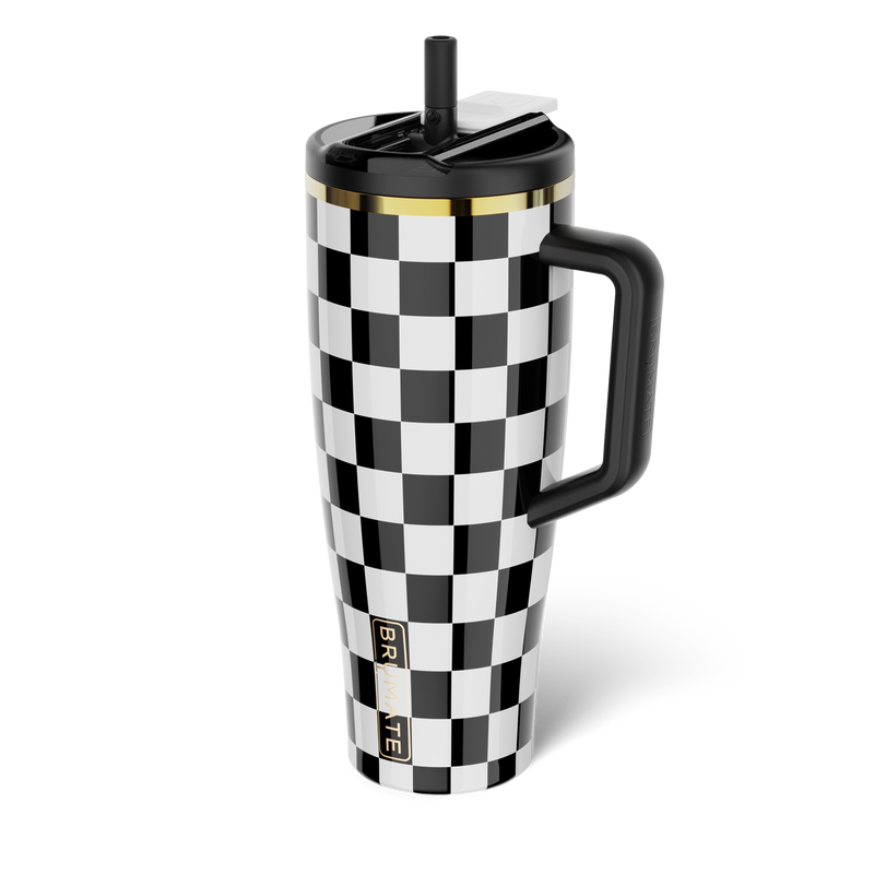 Era Flip 40oz | Black & White Checker - Clean Hydration