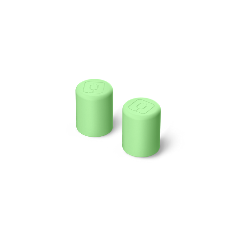 Magnetic Straw Cover | Kiwi | 2-Pack - Classic Travel-Kit