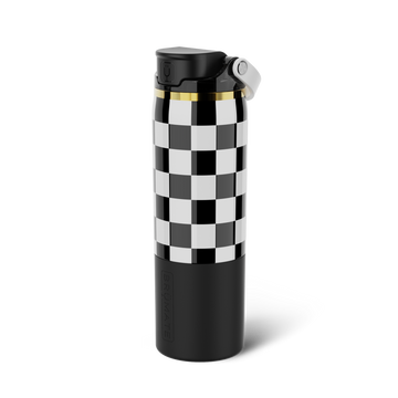 Rise 25oz | Black & White Checker - Fresh Sip