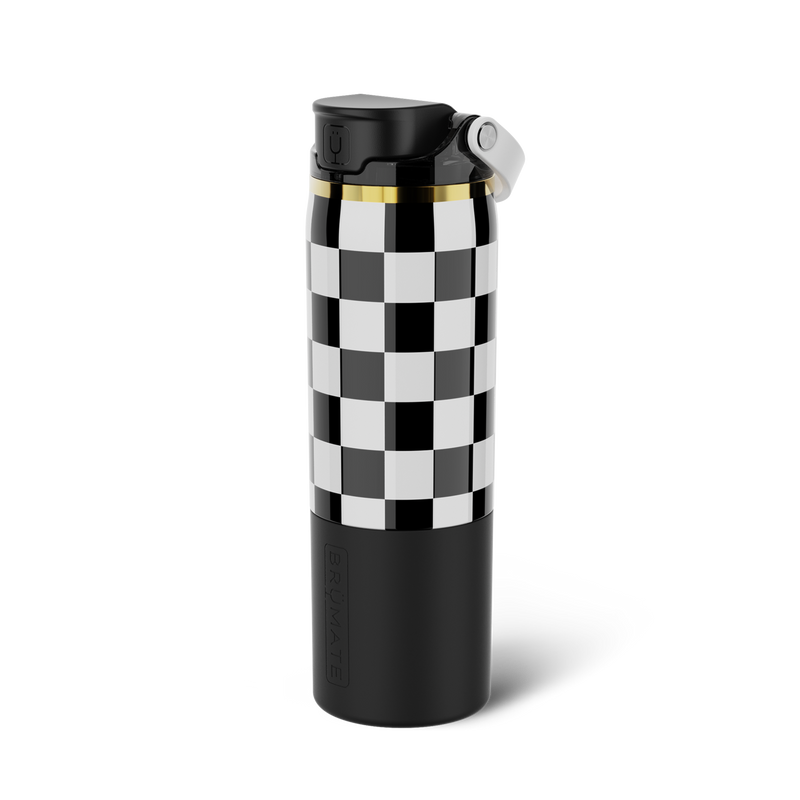 Rise 25oz | Black & White Checker - Fresh Sip
