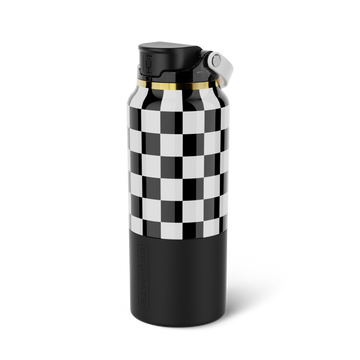 Rise 35oz | Black & White Checker - Journey Beverage