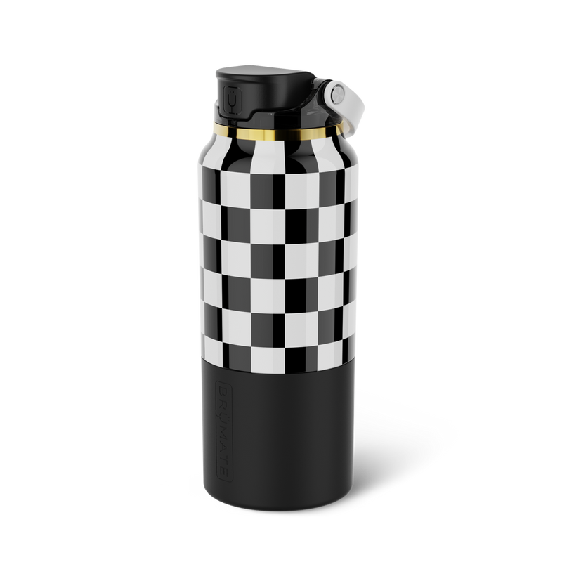 Rise 35oz | Black & White Checker - Journey Beverage