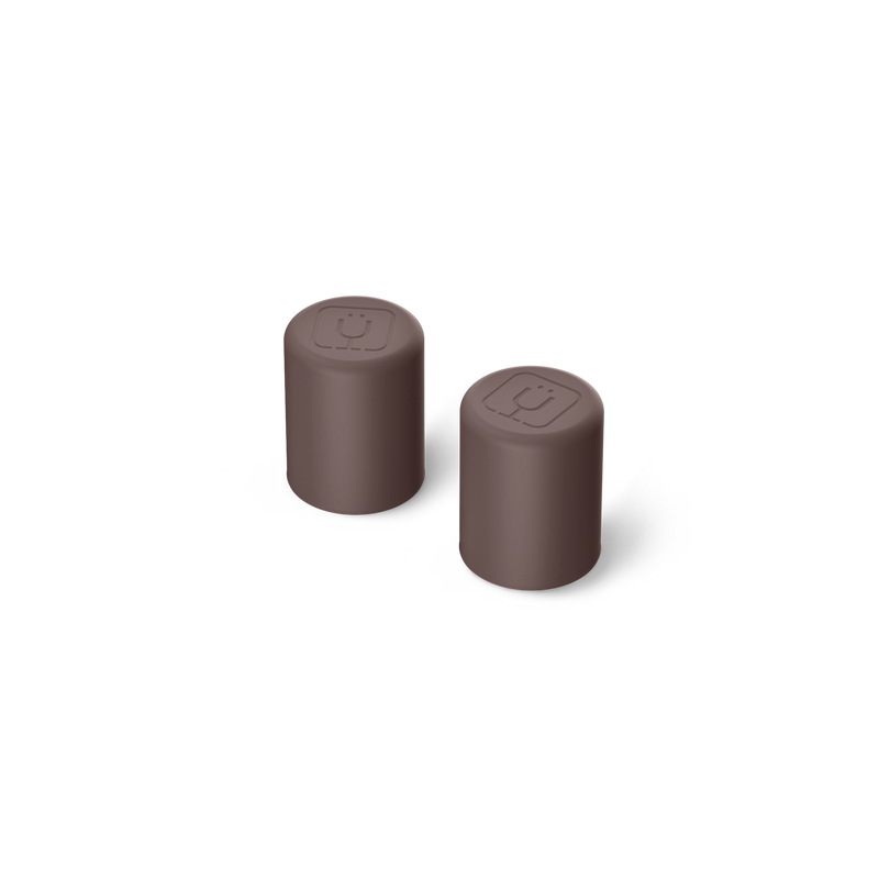 Magnetic Straw Cover | Java | 2-Pack - On-the-Go Care