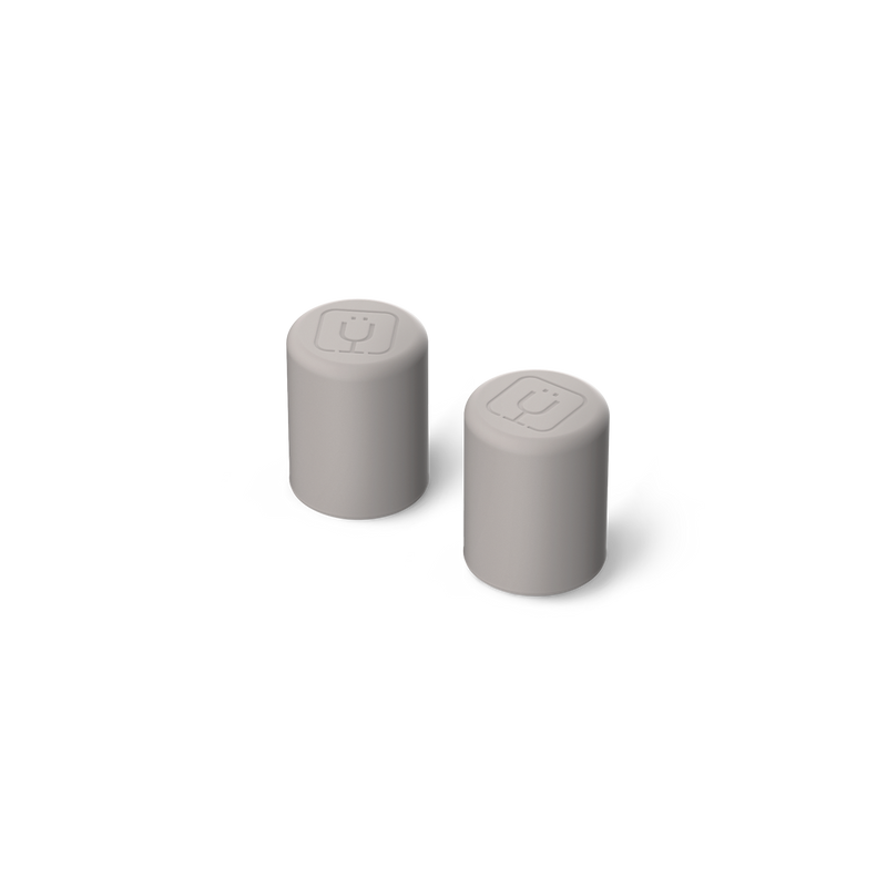 Magnetic Straw Cover | Mocha | 2-Pack - Easy Upgrade