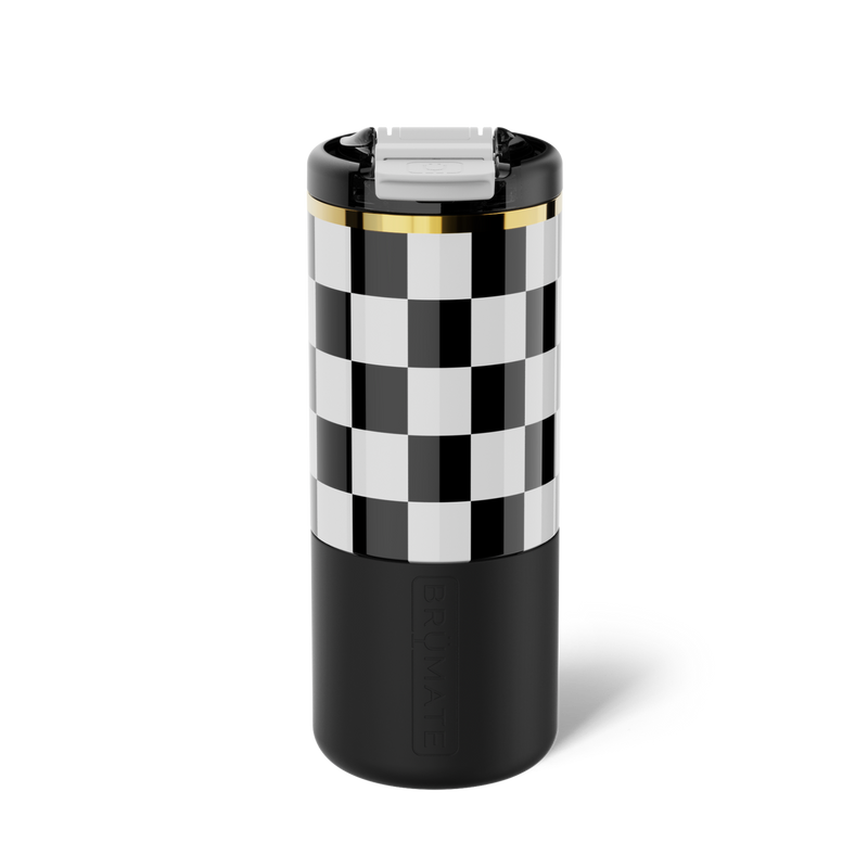 Strova 18oz | Black & White Checker - Weekend Refresh