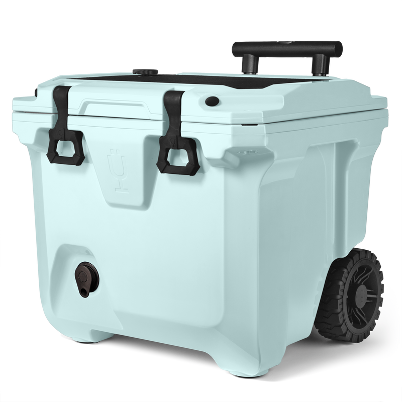 Br Tank 35-Quart Rolling Cooler | Blue Agave - Patio Adventure