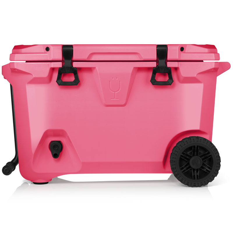 Br Tank 55-Quart Rolling Cooler | Neon Pink - All-Day Carry