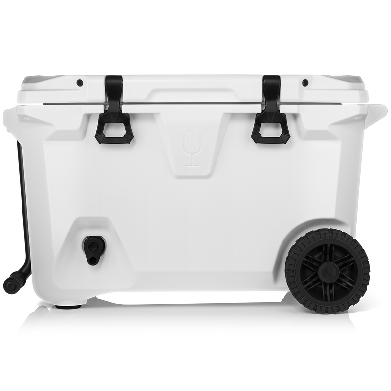 Br Tank 55-Quart Rolling Cooler | Ice White - Signature Camp