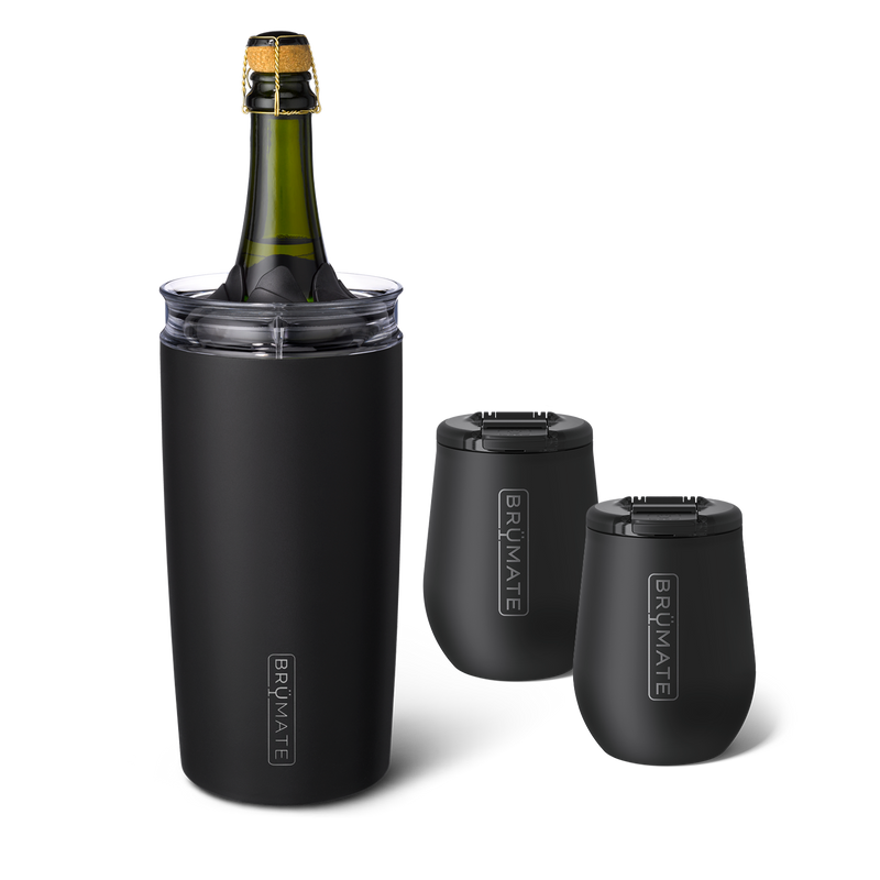 Bottle Chiller Bundle | Matte Black | 49/14oz - Ready Wine-Sip